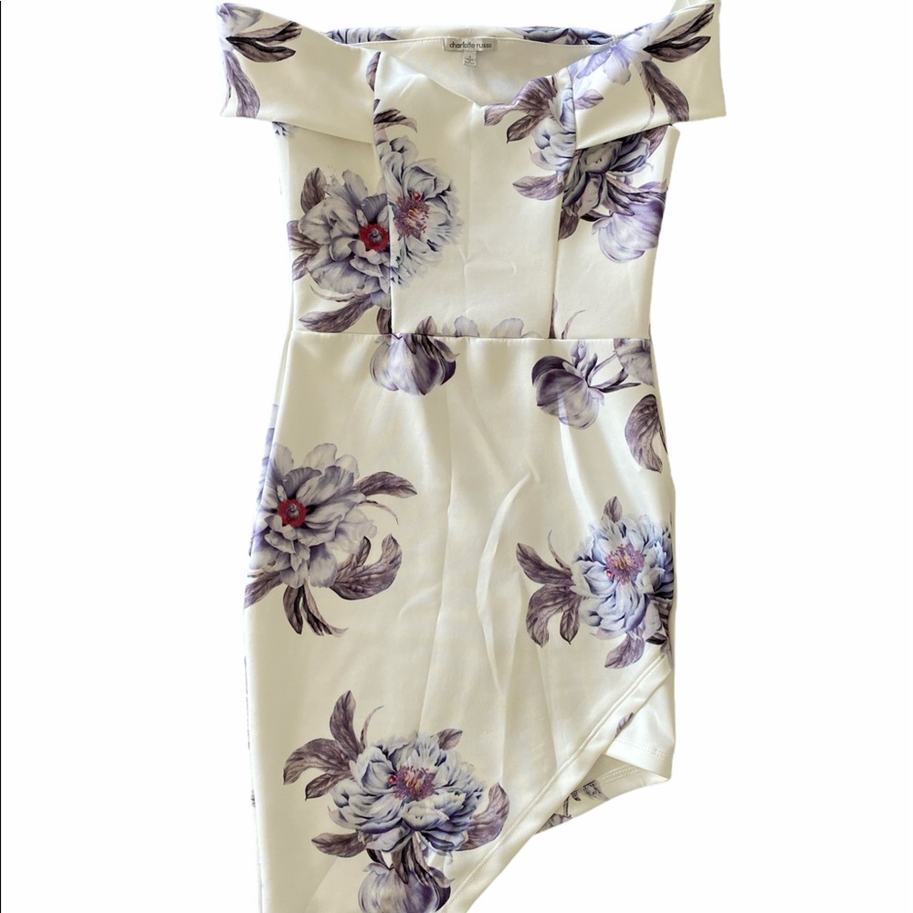 Off the Shoulder Floral Dress